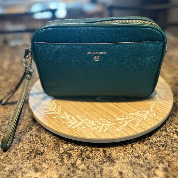 Michael Kors Collection Bags Michael Kors Hunter Green Crossbody